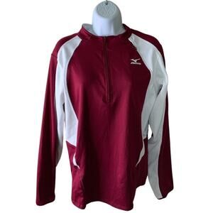 Mizuno DryLite Sweatshirt Womens M 1/4 Zip Lightweight Performance Activewear